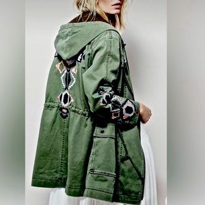 FREE PEOPLE • embroidered coat